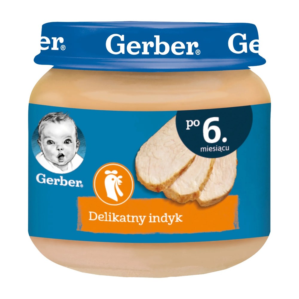 Gerber Moje pierwsze mięsko Delikatny indyk po 6 miesiącu 80 g