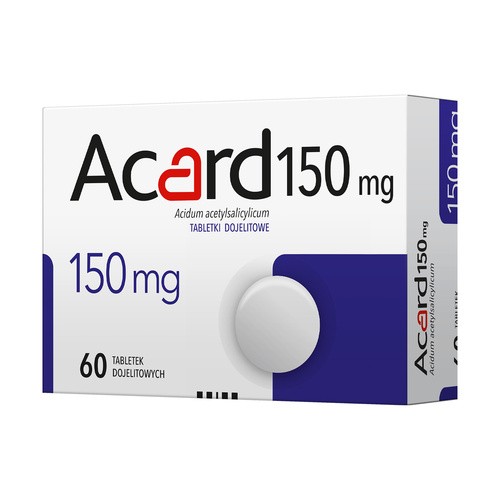 Polfa WARSZA Acard 150 mg x 60 tabl dojelitowych
