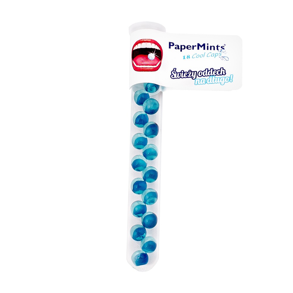 Cool PHARMASIS PAPERMINTS CAPS Kapsułki miętowe bez cukru 18 szt
