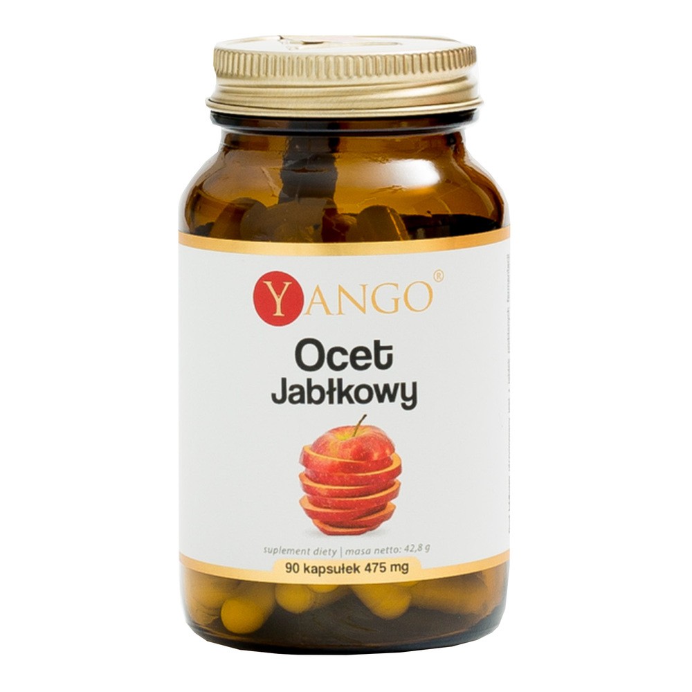 Yango Yango Ocet Jabłkowy 475mg suplement diety 90 kapsułek