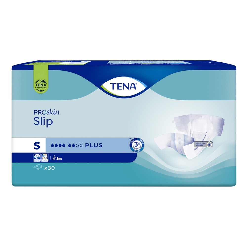 SCA Tena SCA HYGIENE PRODUCTS SP. Z O.O. Slip Plus Pieluchomajtki rozmiar S, 30 sztuk