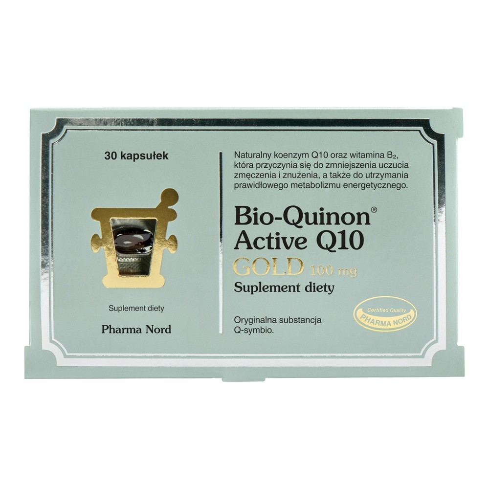 Pharma nord BIO-QUINON ACTIVE Q10 GOLD 100 mg 30 kaps 3089541