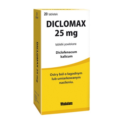 Vitabalans OY Diclomax 25 mg 20 tabletek 8934302
