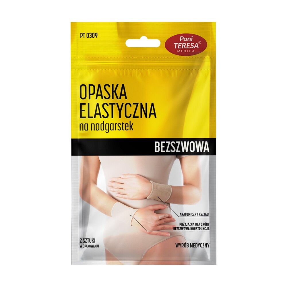 Pani Teresa Sigvaris Opaska elastyczna, nadgarstkowa, bezszwowa, beżowa, rozmiar S, 1 sztuka, (PT 0309), Sig 9056519