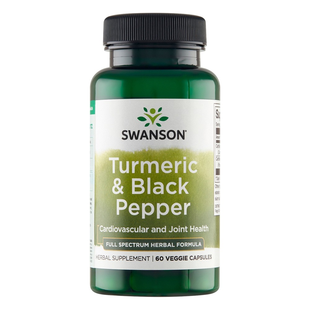 Turmeric & Black Pepper - Kurkuma + Czarny Pieprz (60 kaps.)