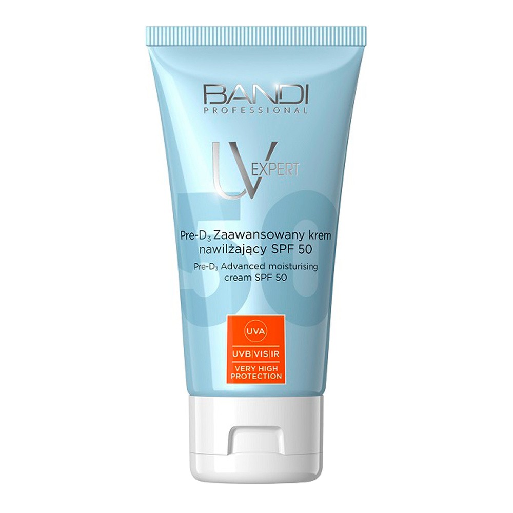 BANDI COSMETICS Sp. z o.o. BANDI COSMETICS Sp z o.o BANDI UV EXPERT PRE-D3 Zaawansowany krem nawilżający SPF50 50 ml 7070488