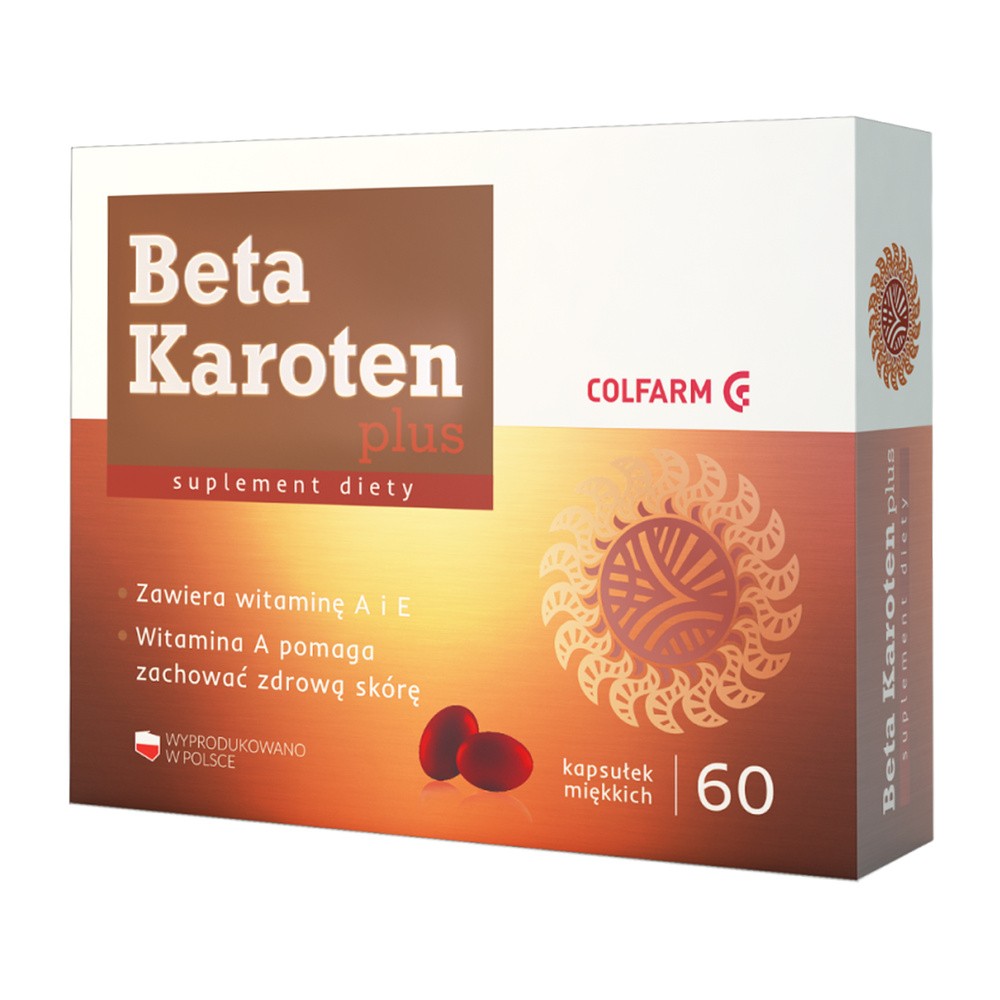 Colfarm Beta Karoten plus x 60 kaps