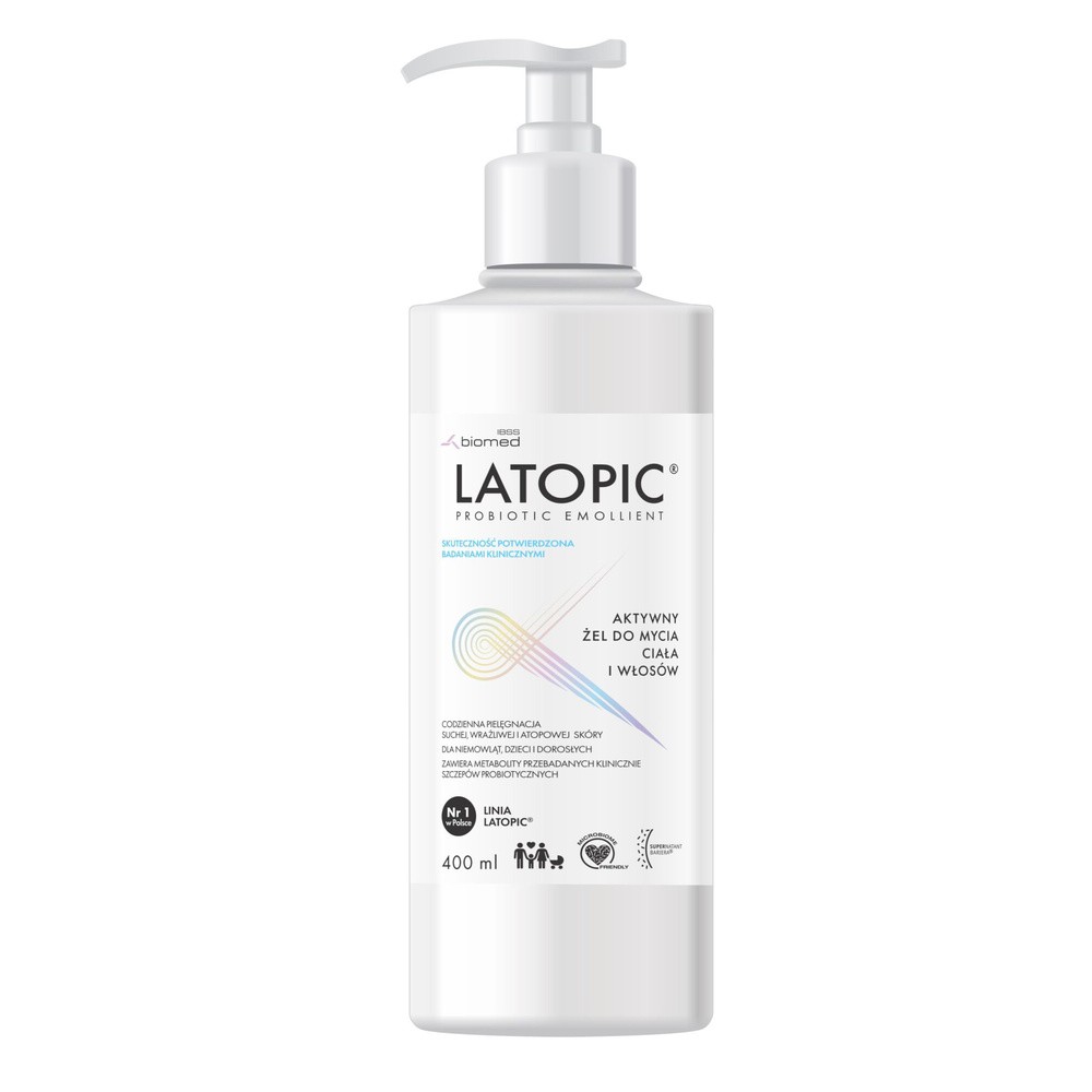Biomed Latopic żel pod prysznic i włosów 400ml 7061299