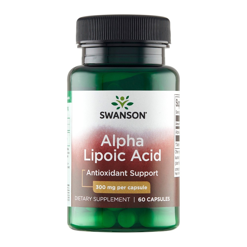 SWANSON Health Products ALA Kwas alfa liponowy 300 mg 60 kaps