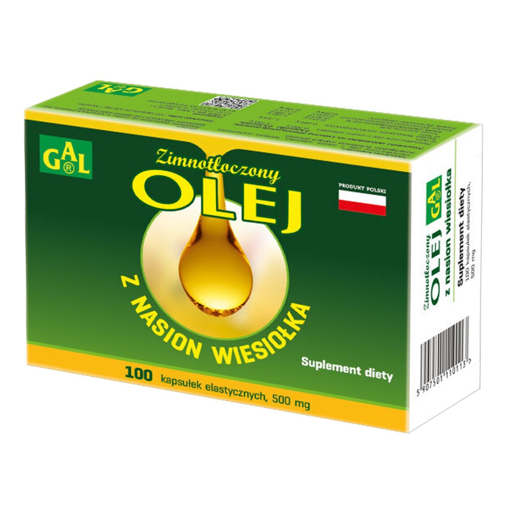 GAL Olej z nasion wiesiołka x 100 kaps