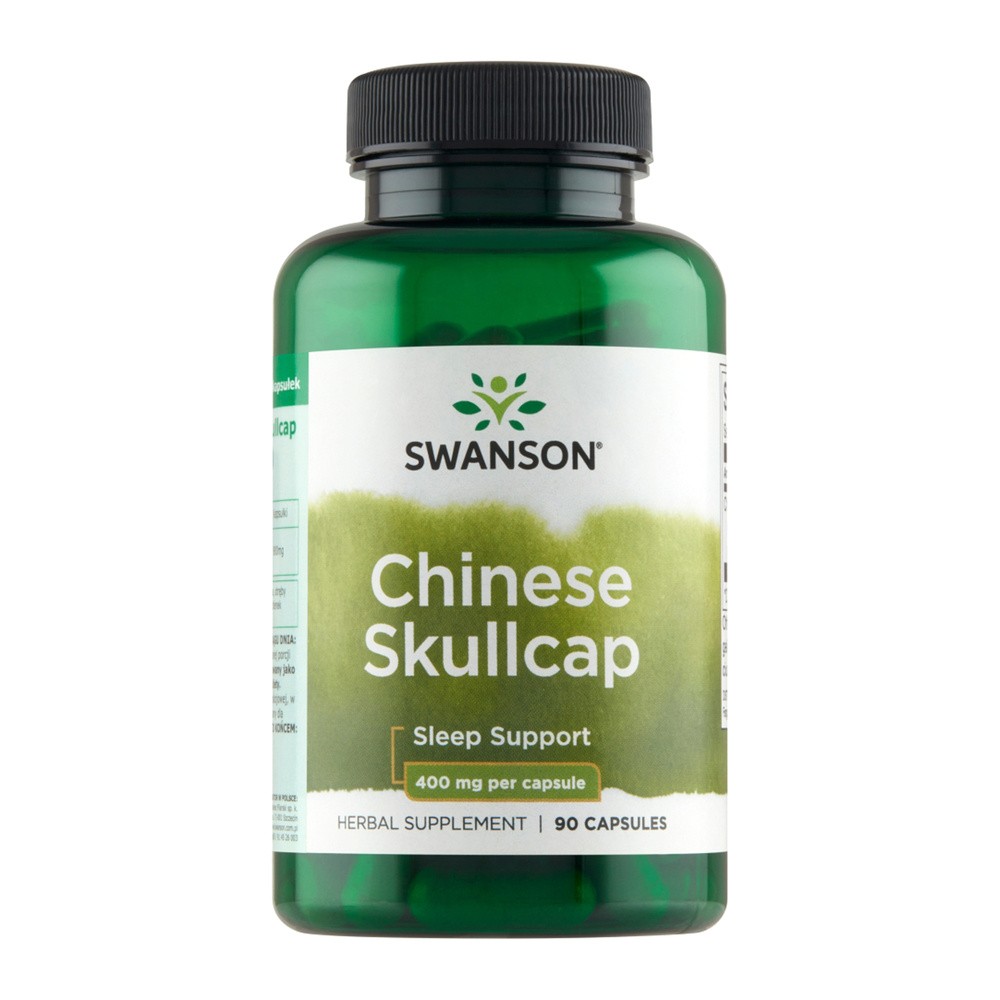 SWANSON Tarczyca bajkalska (Chinese Skullcap) 400 mg 90 kaps.