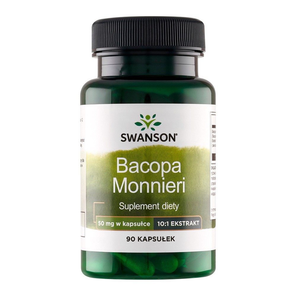 SWANSON Bacopa Monniera (Bakopa drobnolistna) 50mg - 90 kapsułek