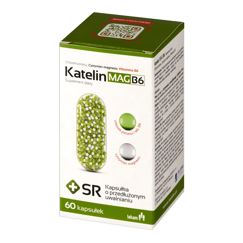 PRZEDSIĘBIORSTWO FARMACEUTYCZNE LEK-AM SP. Z O.O. Katelin mag b6 x 60 kaps.o prz.uwal