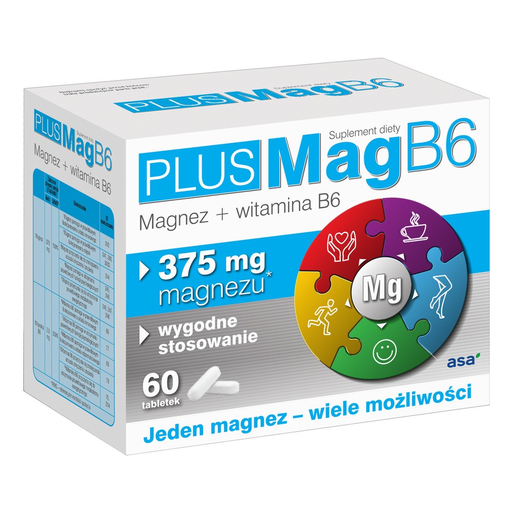 Asa PlusMag B6 60 szt.