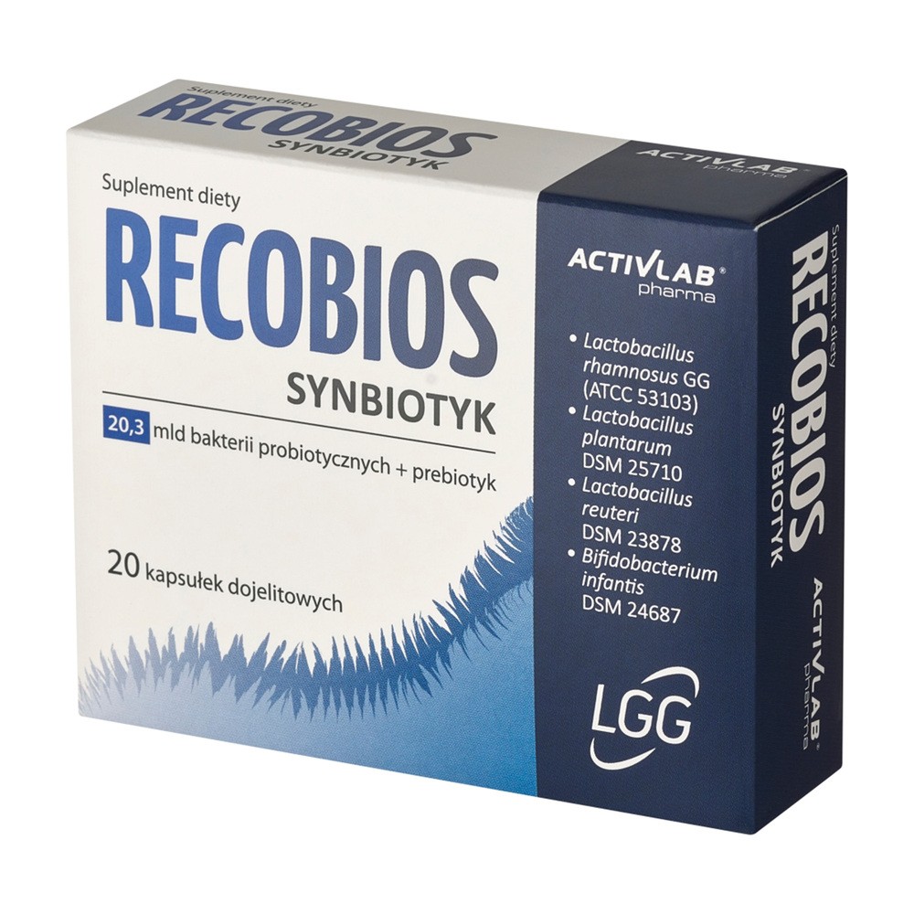 ActivLab Pharma ActivLab Recobios Synbiotyk 20 kapsułek 3750521