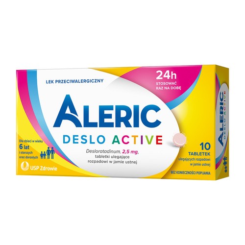 US Pharmacia SP Z O.O Aleric Deslo Active 2,5mg 10 tabl