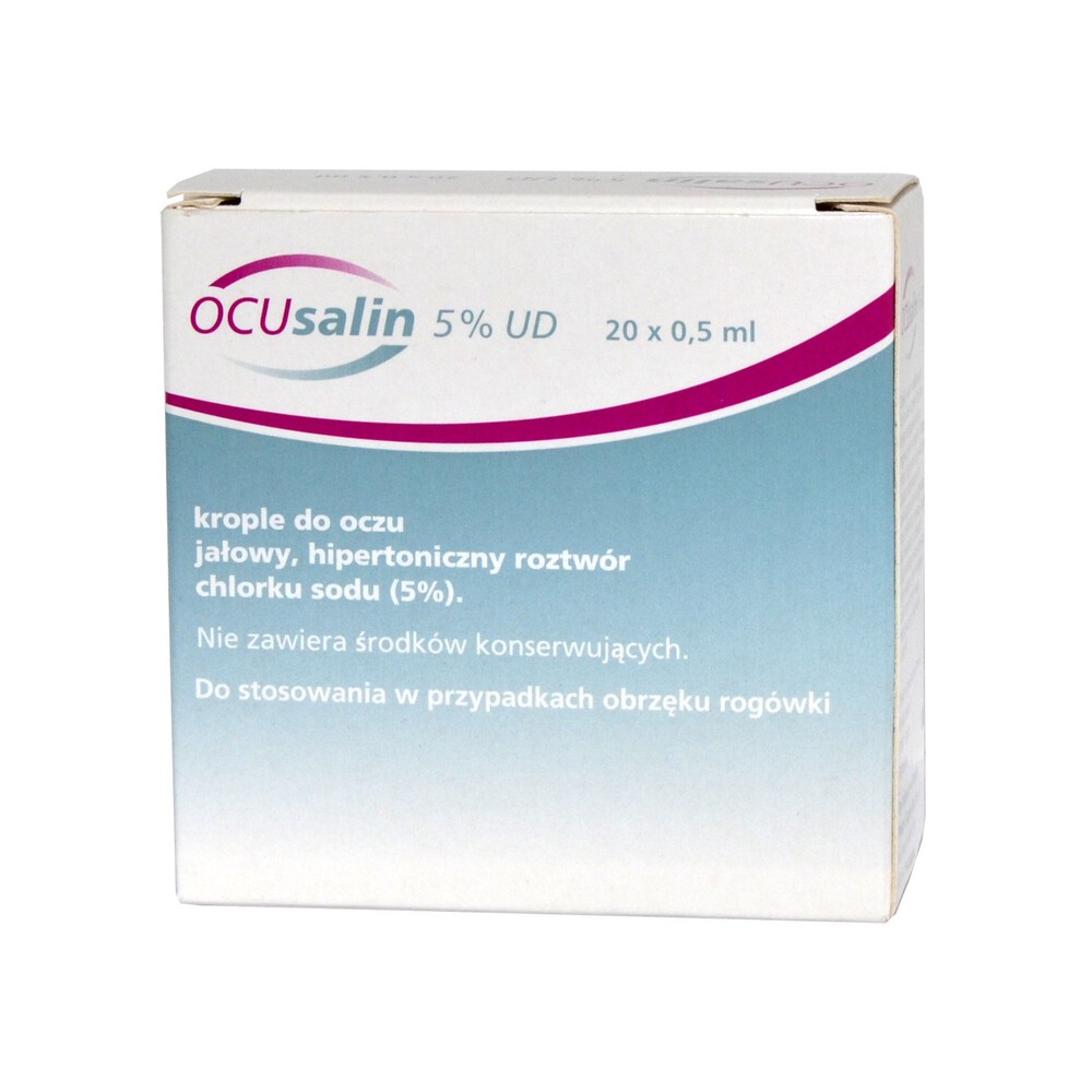 PHARM SUPPLY Ocusalin 5% ud krople do oczu 0,5 ml x 20 minimsów