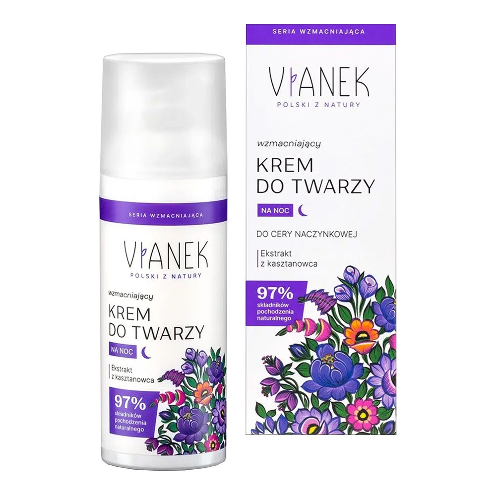 Sylveco VIANEK Wzmacniający krem do twarzy na noc 50 ml 7068798