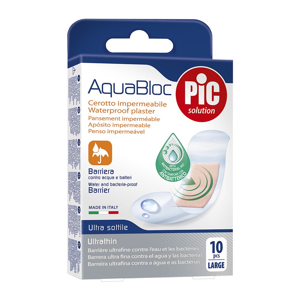 PiC Solution Plastry Aquabloc Pic Solution Large 10 szt. |   NN-MPI-PAQU-002