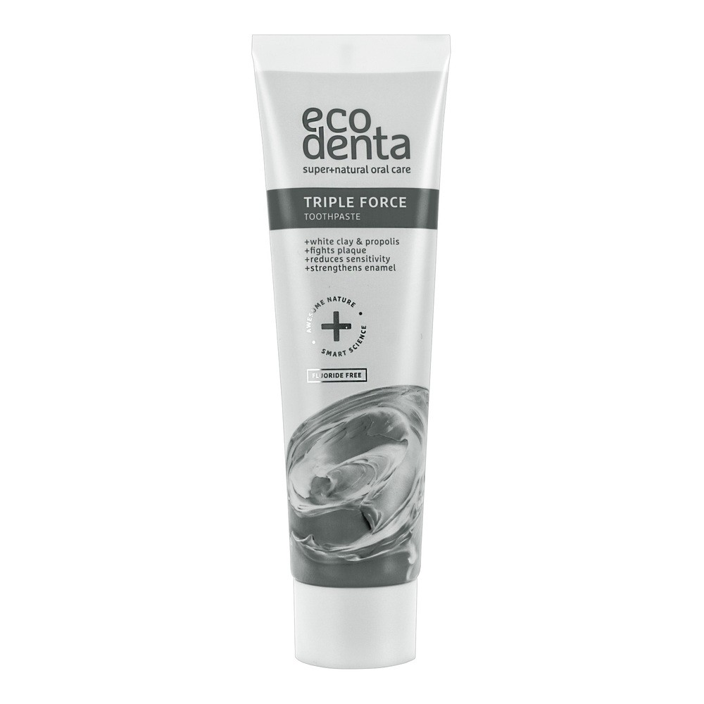 Ecodenta Pasta Do Zębów Extra Potrójny Efekt Z Białą Glinką, Propolisem I Teavigo, 100 ml ELEPASTA2