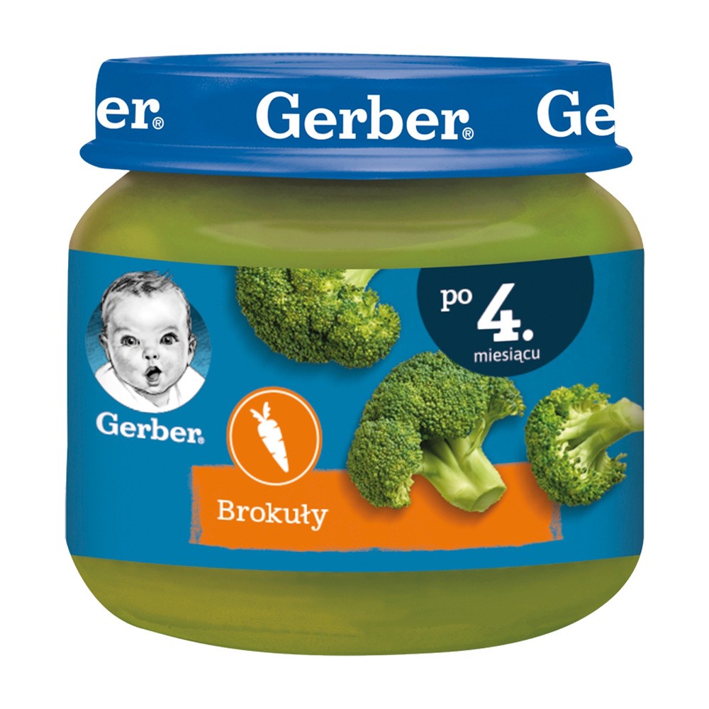 Gerber Brokuły, 80g, 4m+