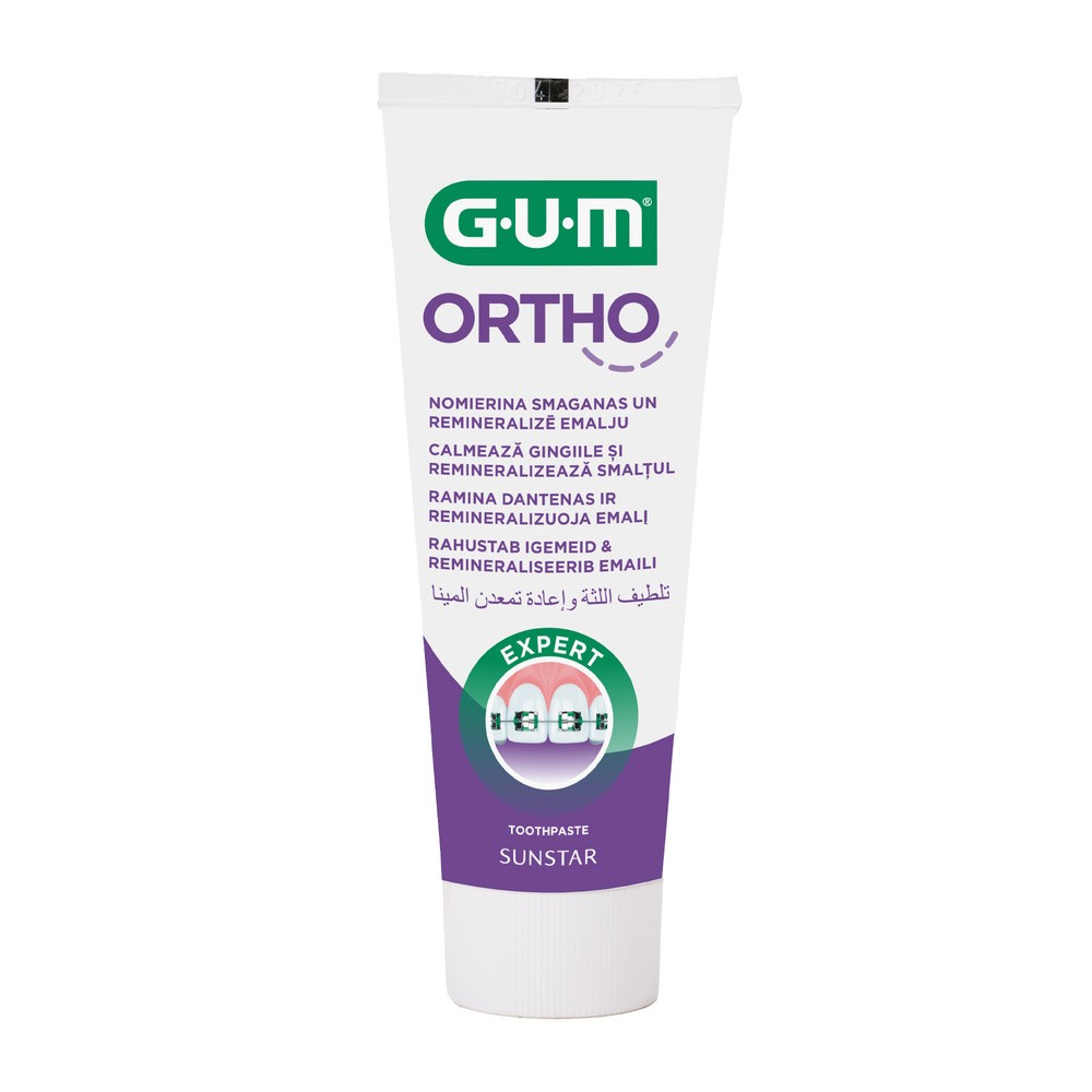 ELER PAWEŁ RUCIŃSKI SUNSTAR GUM ORTHO Ortodontyczna pasta do zębów 75 ml 9073432