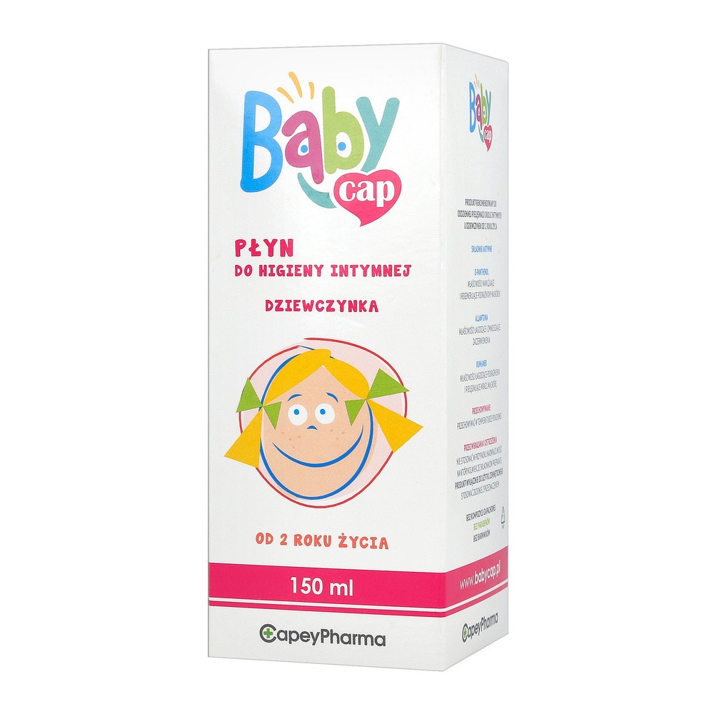 CAPEYPHARMA SP. Z O.O. S.K. BABYCAP płyn do higieny intymnej dla dziewczynek od