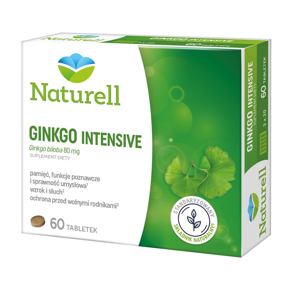 Naturell ginko intensive x 60 tbl