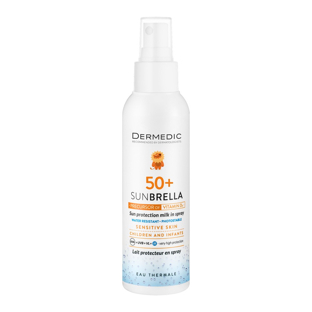 Biogened Dermedic Sunbrella Baby mleczko ochronne w sprayu dla dzieci i niemowląt spf 50+ 150 ml