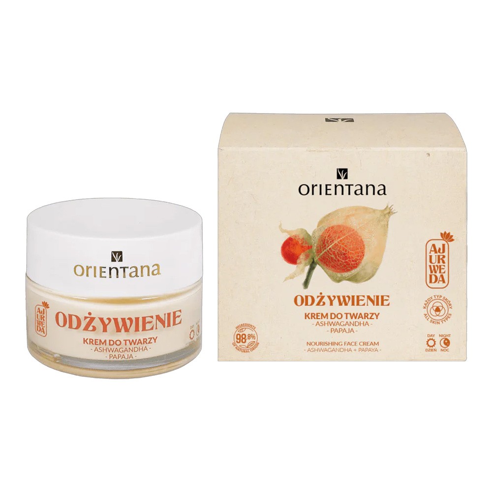 Orientana Krem do twarzy Żeńszeń Indyjski 40g