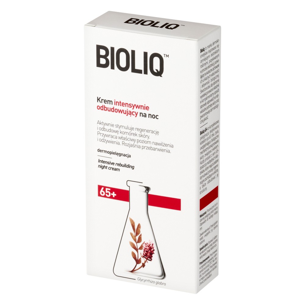 Aflofarm Bioliq 65+ krem intensywnie odbudowujący na noc 50 ml