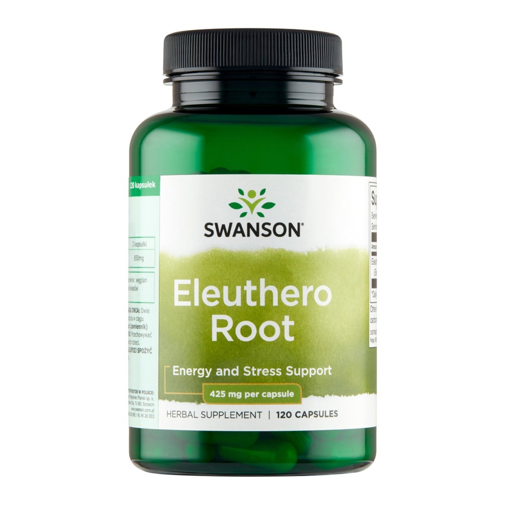 SWANSON Health Products Eleuthero Root 425 mg 120 kaps