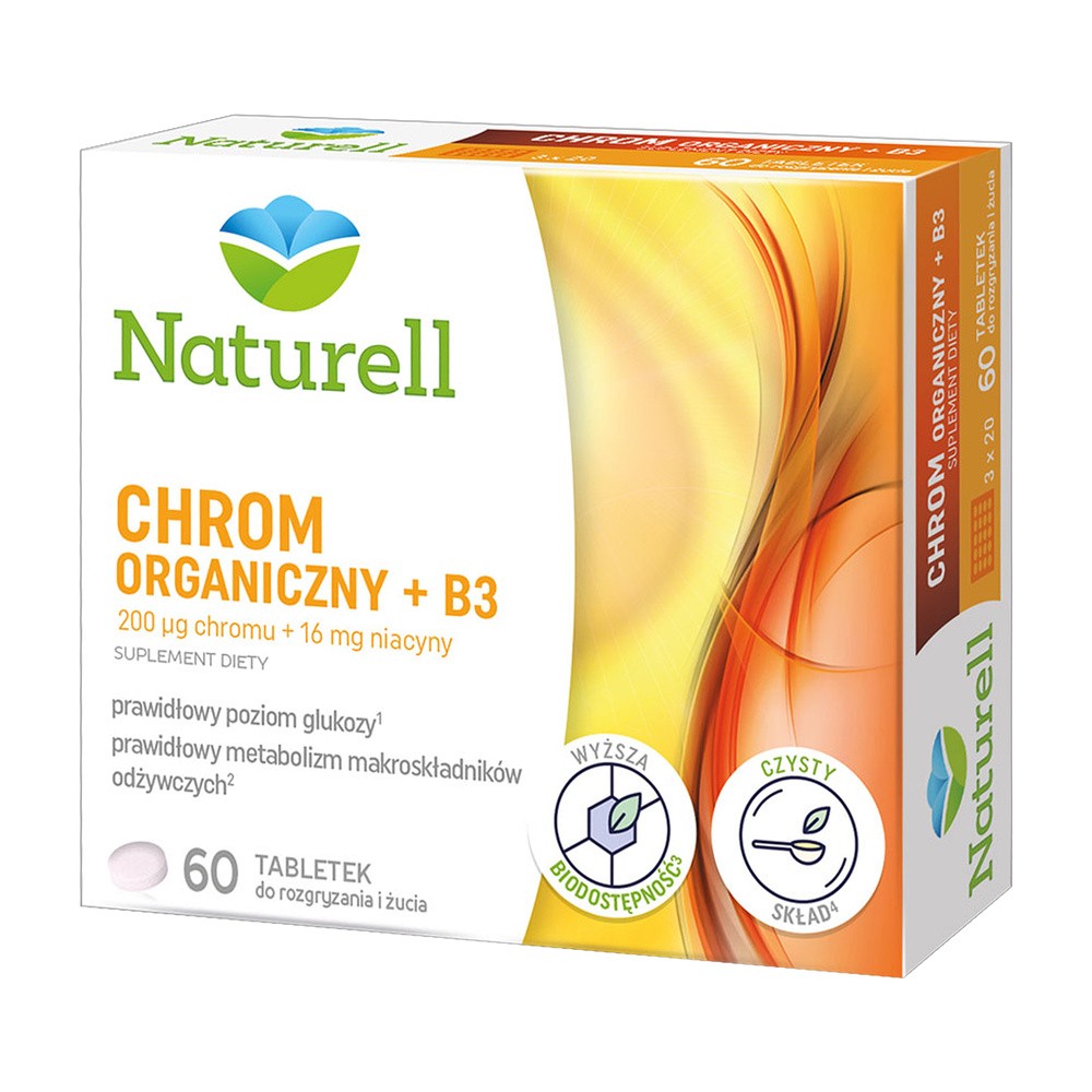 Naturell Chrom organiczny 50 szt.