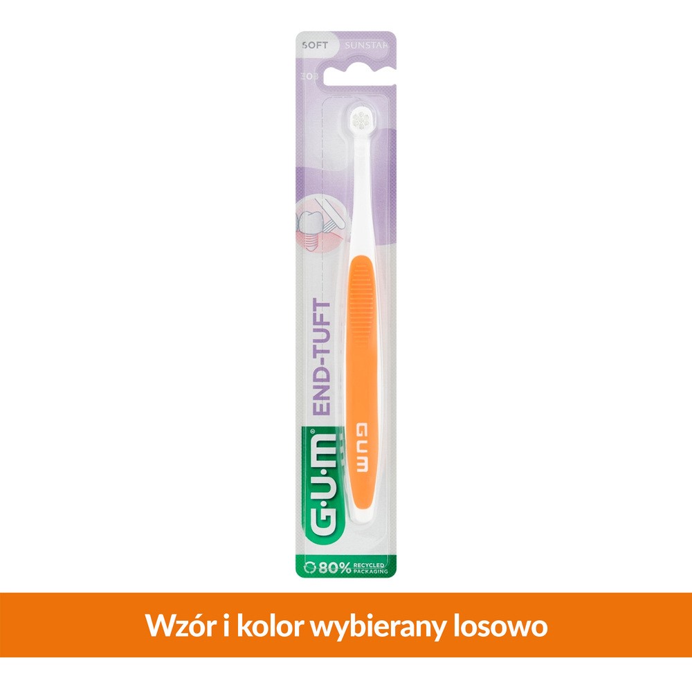 ELER PAWEŁ RUCIŃSKI SUNSTAR GUM END-TUFT Szczoteczka do zębów kątówka 1 szt 9073364