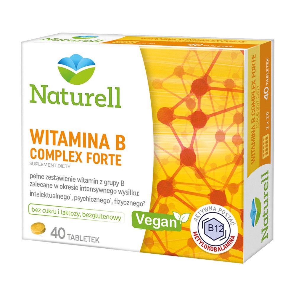 Naturell USP ZDROWIE Witamina B Complex Forte x 40 tabl