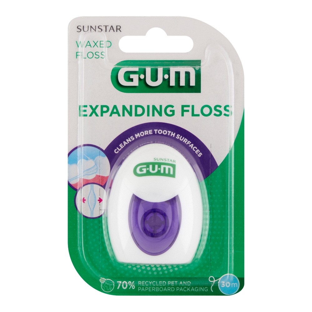 Sunstar EUROPE S.A GUM Expanding Nić dentystyczna 30 m 1 sztuka 9076883