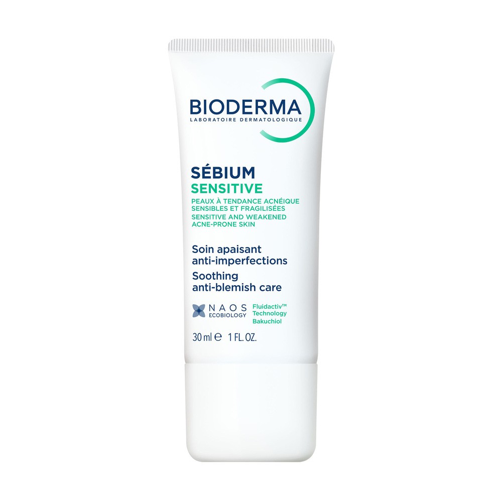 Bioderma SEBIUM SENSITIVE Łagodzący krem wspomagający leczenie skóry trądzikowej 30 ml 7071109