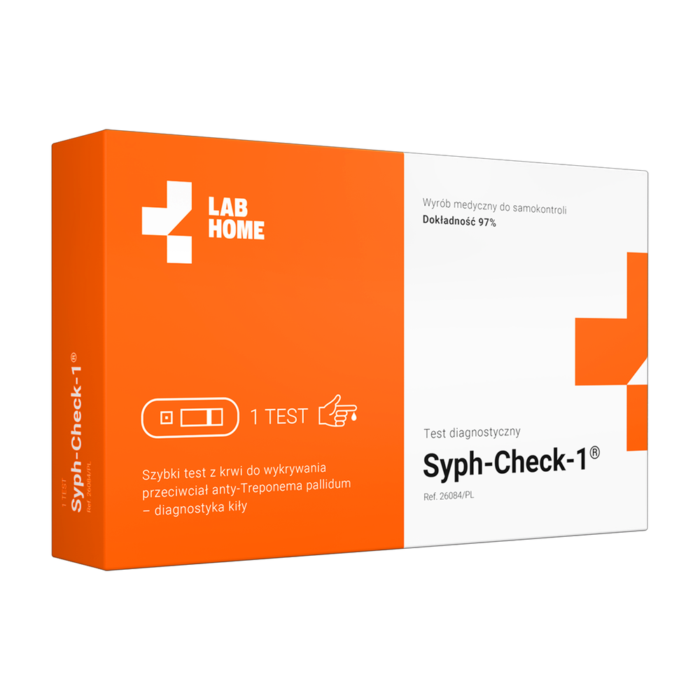 VedaLab Syph Chek-1 test płytkowy do wykrywania kiły 1 sztuka 1126345