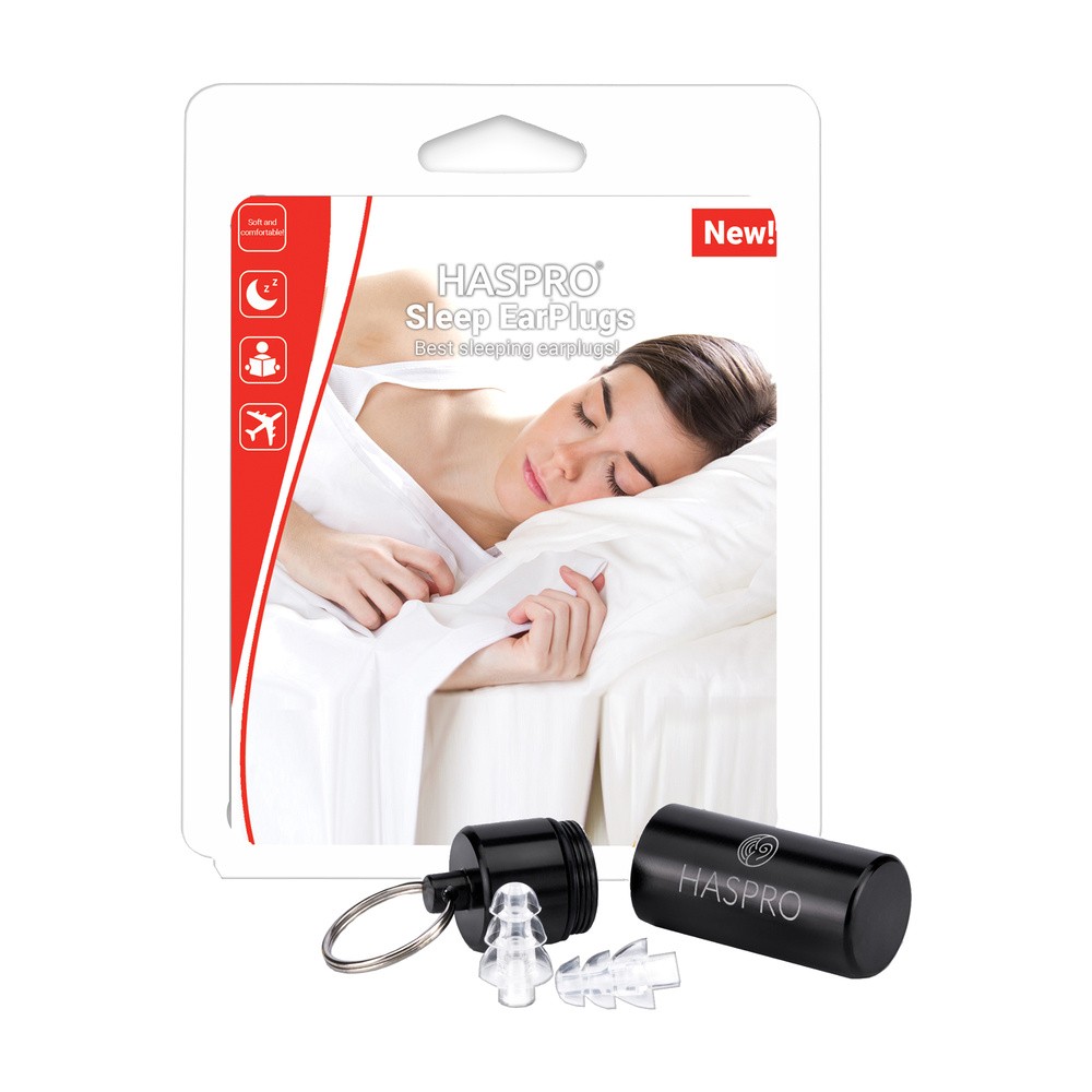 Haspro Sleep spanie odpoczynek zatyczki do uszu