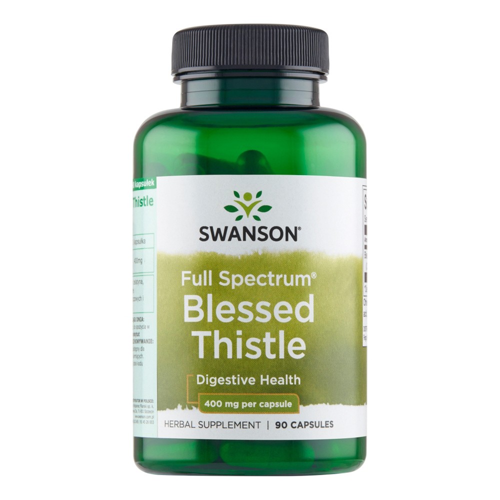 SWANSON Drapacz lekarski Full Spectrum Blessed Thistle 400mg 90 kapsułek