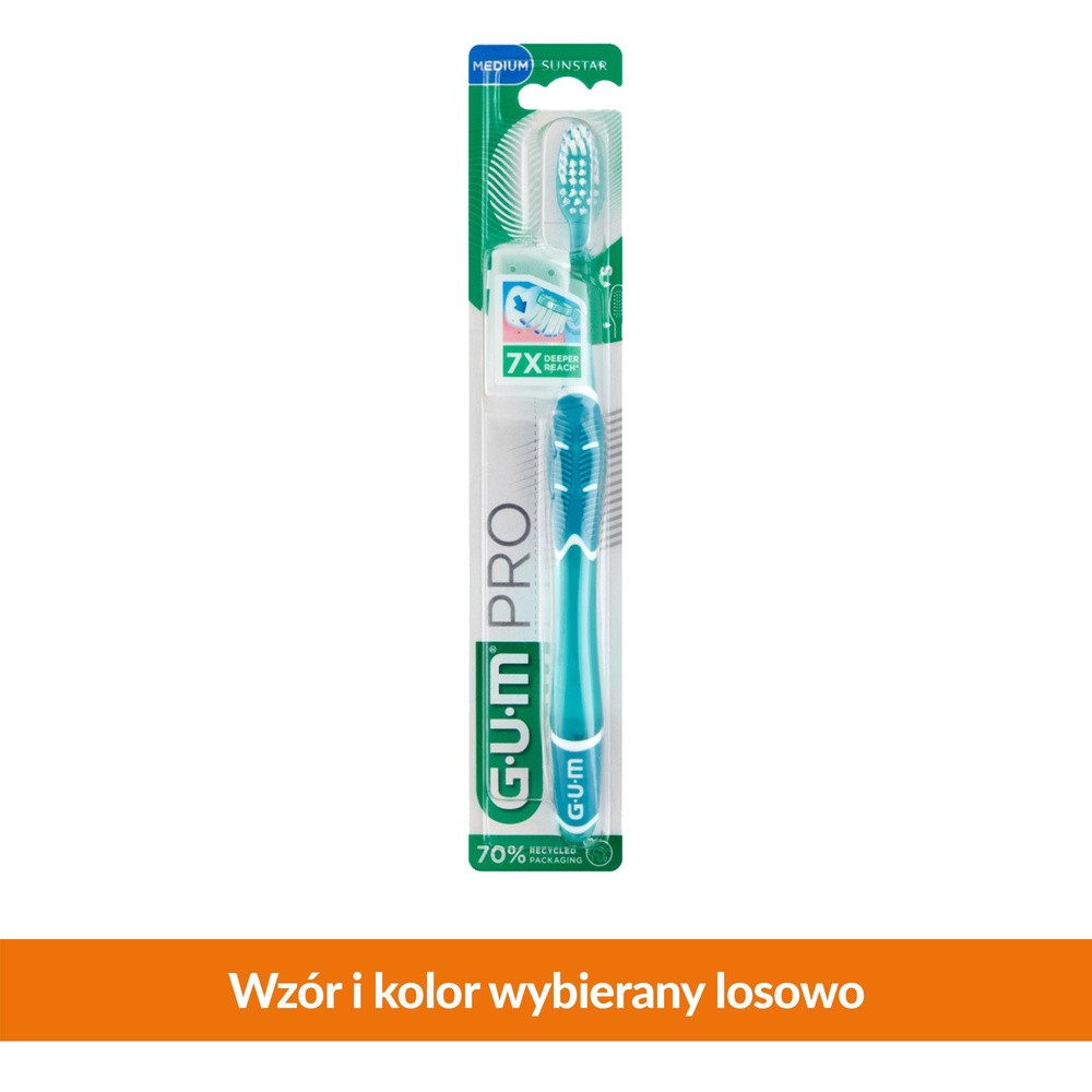 ELER PAWEŁ RUCIŃSKI SUNSTAR GUM TECHNIQUE PRO Szczoteczka do zębów średnia 1 szt 9073982