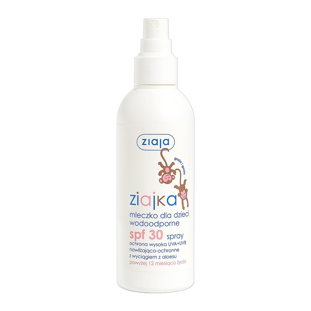 Ziaja LTD Z.P.L SP Z 0.0 ZIAJKA SPF30 Mleczko dla dzieci wodoodporne spray 170 ml 7069653