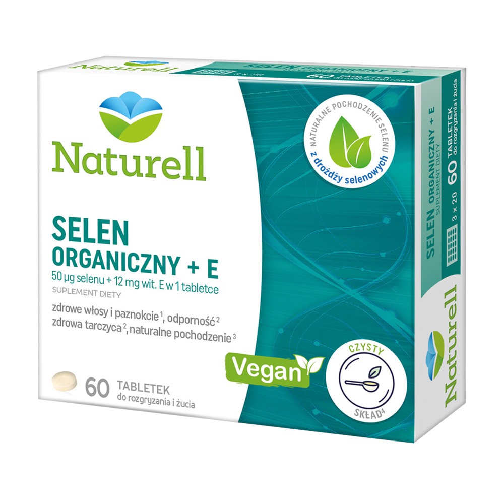 Naturell Selen z vit. E 0,1g 100 szt.