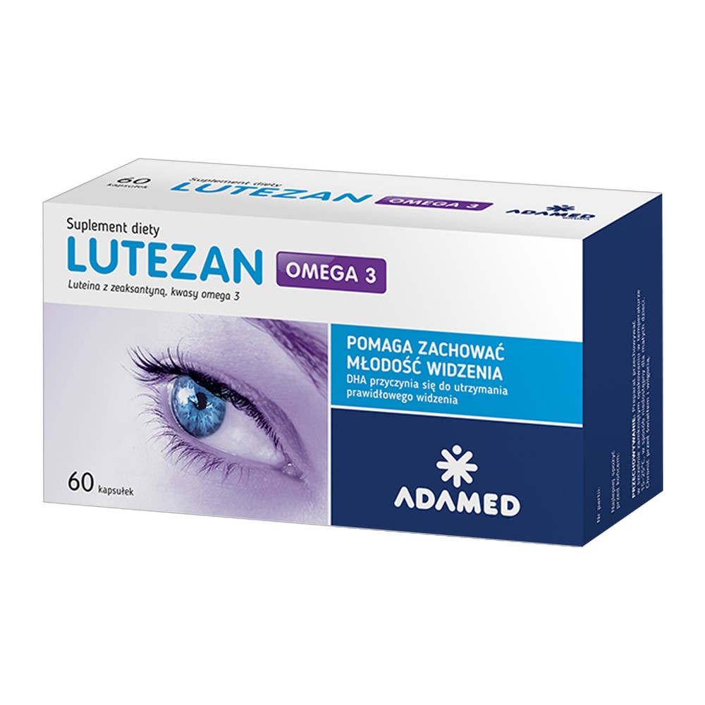 ADAMED CONSUMER HEALTHCARE S.A. Lutezan Omega 3 60 Kapsułek