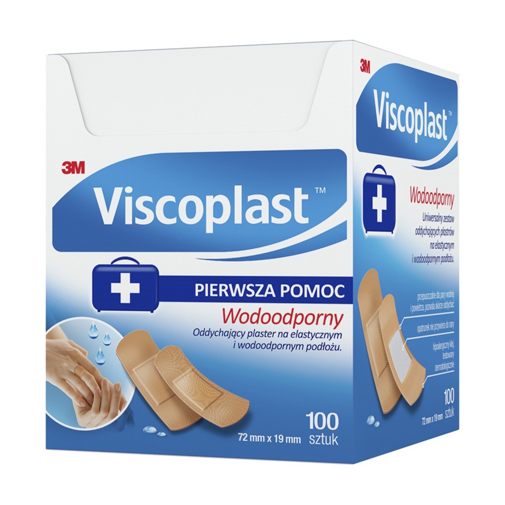 3M plastry zestaw Wodoodporny 72x19 Box 100szt