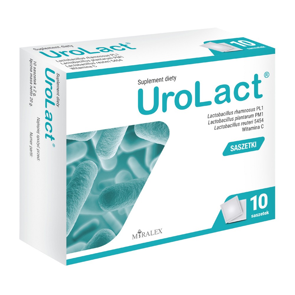MIRALEX SP.Z.O.O. Urolact proszek 10 saszetek 3104341