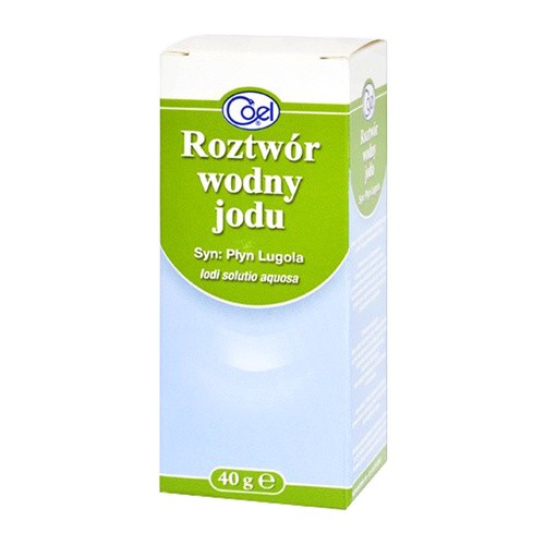 COEL Płyn Lugola 40 g Coel roztwór wodny jodu produkt farmakopealny