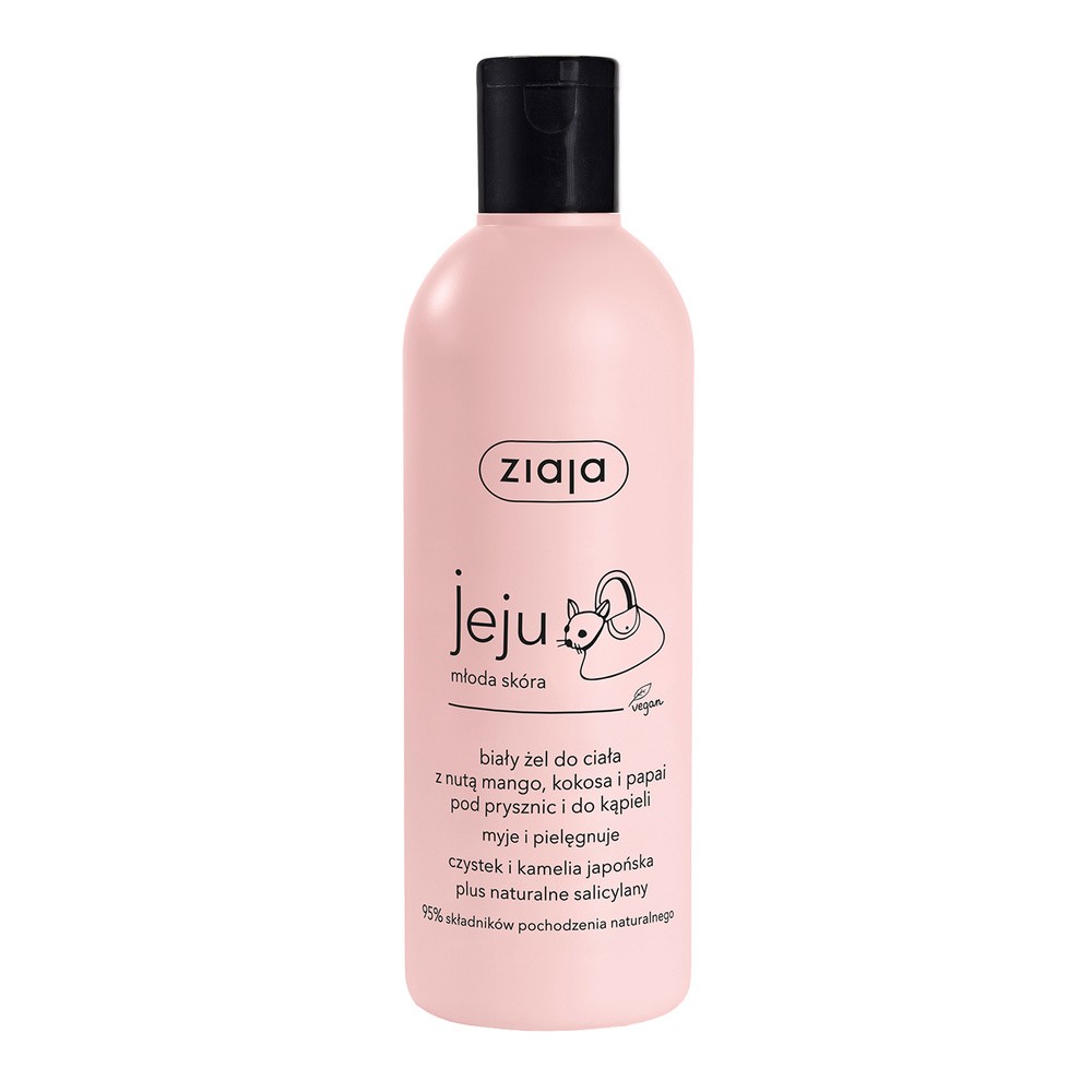Ziaja Jeju Róż Białe mydło do ciała 300ml 47179-uniw
