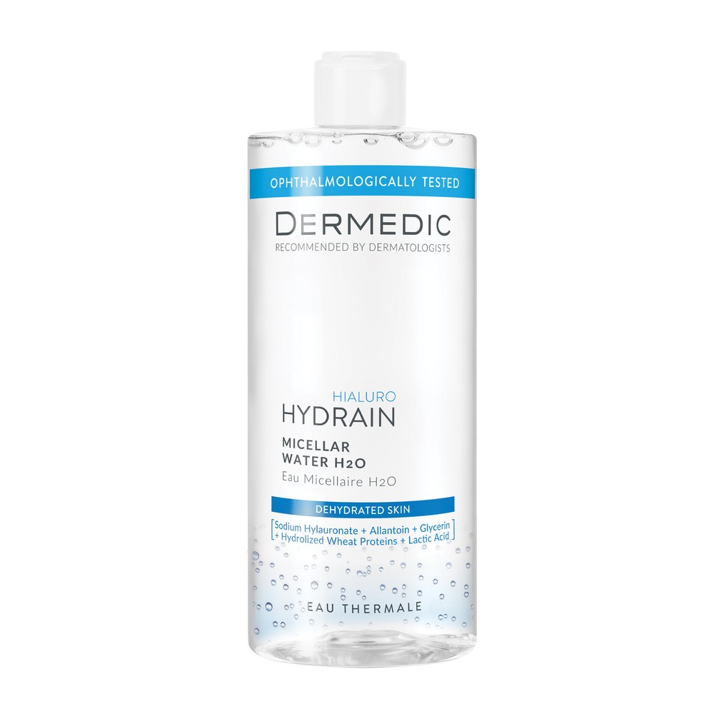 Biogened S.A DERMEDIC HYDRAIN 3 HIALURO Płyn micelarny H2O 500 ml 7071824