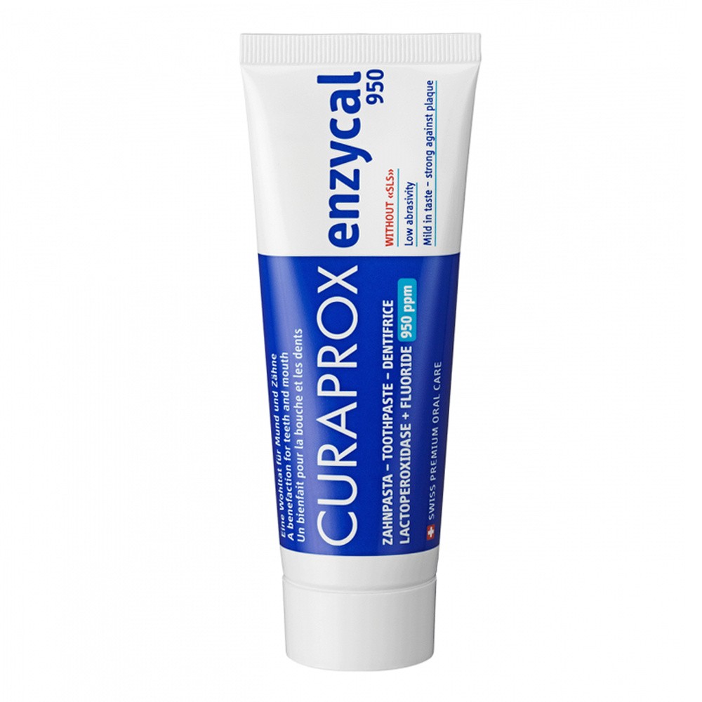 Curaden CURAPROX Enzycal 950ppmF NOWOŚĆ 75ml - delikatna, profilaktyczna pasta d